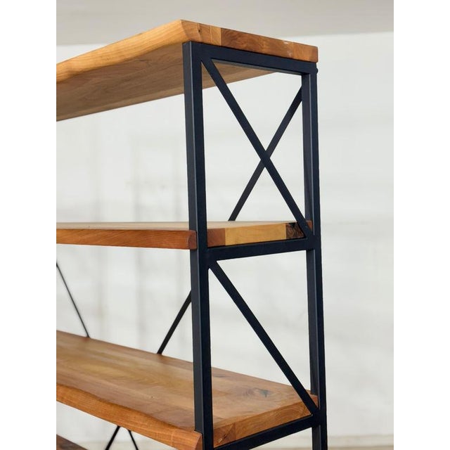 Mid-Century Modern Walnut Bookcase For Sale - Image 6 of 10