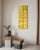 Contemporary Rebecca Koury Original "The Second Gate" Gold Olive Diptych Contemporary Abstract Painting, Acrylic on Canvas/Panel, Carmel California Art, 2019 For Sale - Image 3 of 4