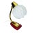 Mid-Century Modern German Table Lamp in Brass and Frosted Glass, 1960s For Sale - Image 6 of 6