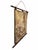 French Provincial Vintage French Pastoral Tapestry Wall Hanging With Wooden Rods, Mid 20th Century For Sale - Image 3 of 9