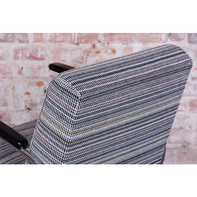 Bauhaus Armchairs attributed to W. Gispen for Mücke-Melder, Czech, 1930s, Set of 2 For Sale - Image 4 of 13