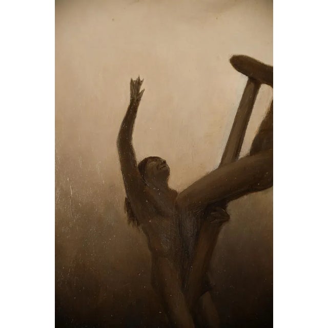 Native American Legends Original Oil Painting For Sale - Image 4 of 9