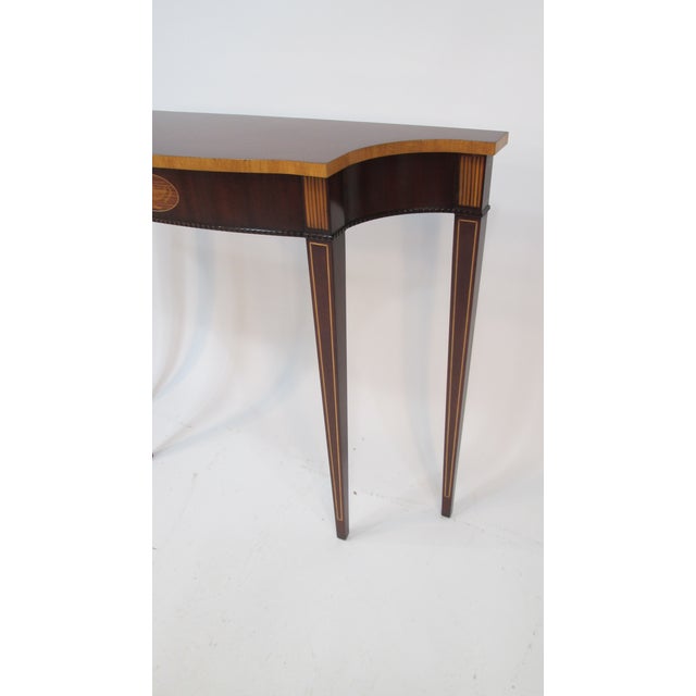Wood 1980s Console Table Made by Councill Craftmen For Sale - Image 7 of 9