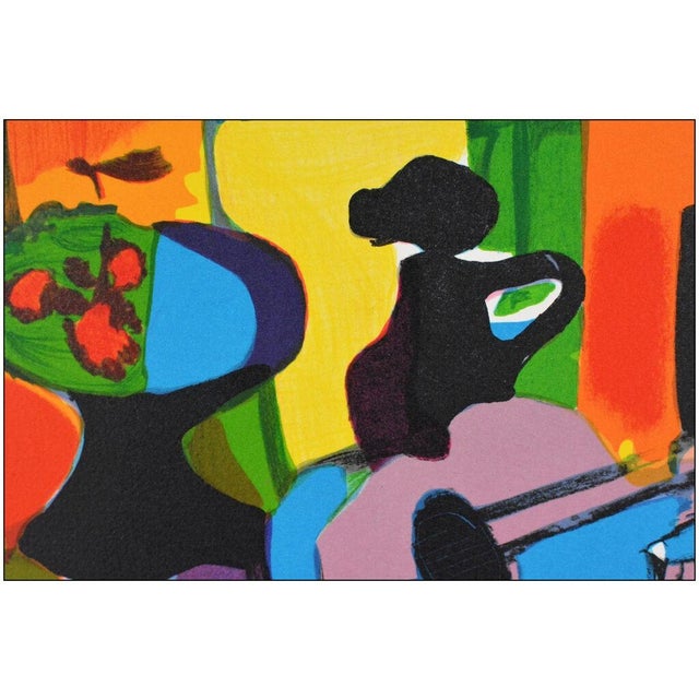Mid 20th Century Abstract Still Life Composition, Marcel Mouly For Sale - Image 4 of 7