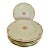 Art Deco Suzanne Lalique Haviland Limoges Mignardise Celadon Plates - Pristine Set of 6 For Sale