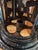 Vintage Cast Iron Pagoda Candle Lantern With Bird Motif For Sale - Image 10 of 10