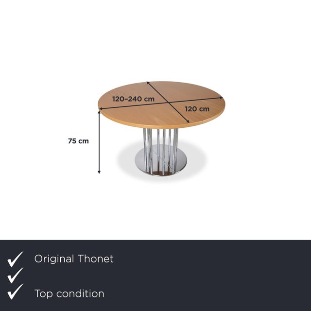 with this Thonet dining table, you bring a timeless piece of design history directly into your dining room. The design...
