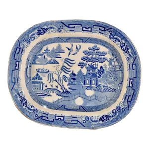 19th Century English Transferware Platter