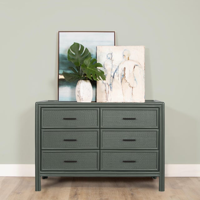 Versatile and highly functional, the Bermuda Six-Drawer Dresser captures the carefree elegance of the Caribbean. Featuring...