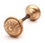 Metal 1890s Corbin Roanoke Polished Brass Interior Door Knob Set For Sale - Image 7 of 8
