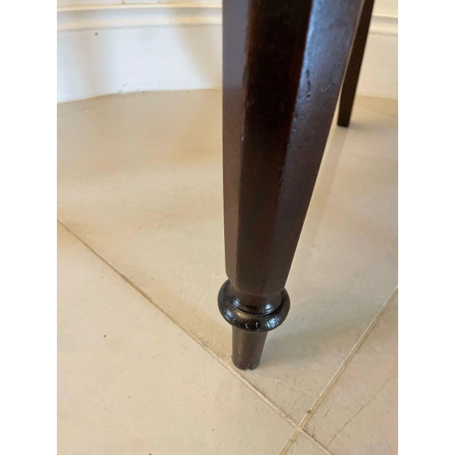 Antique Regency Mahogany Desk Chair For Sale - Image 11 of 13