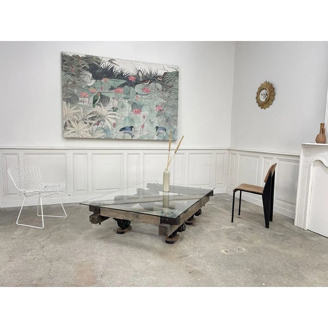 Miners Cart Coffee Table, 1990s For Sale - Image 11 of 12