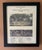 Set of two framed prints, one large and one small, of “The Yale Fence” from 1891. Various famous alumni from the 1800s are...