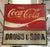Monumental Double-Sided Coca-Cola “Drugs & Soda” Trade Sign, WPB FL, 1960s For Sale - Image 11 of 16