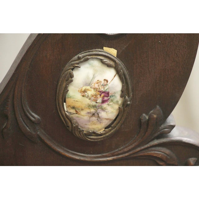 Early 20th Century Antique Queen Anne Mahogany Vanity Dresser For Sale - Image 5 of 14