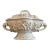Large Vintage Italian Capodimonte Style Porcelain Covered Serving Dish For Sale