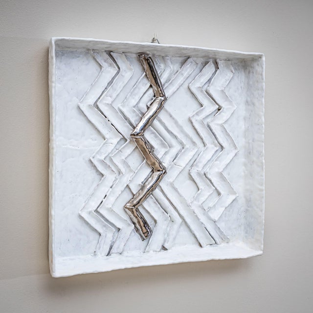 Mid-Century Modern Ulisse Pagliari (XX), Pair of Wall Objects, Italy, dated 1967 For Sale - Image 3 of 13