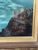 1970s Artist Signed 1970’s American Seascape Oil Painting For Sale - Image 5 of 6