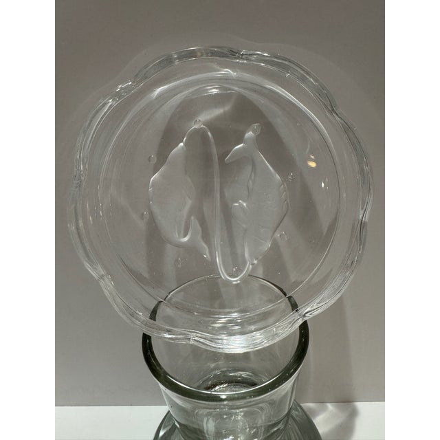 Vintage Clear Glass Zodiac Astrology Coasters With Frosted Designs - Set of 12 For Sale - Image 11 of 15