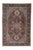 This distinctive antique Heriz rug is hand-knotted and impresses with its powerful geometric ornamentation and warm,...