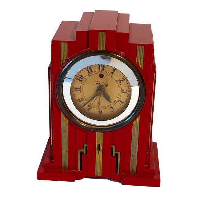 Telechron Electrolarm 1700 Ge "Skyscraper" 1920's Art Deco Alarm Clock Chairish