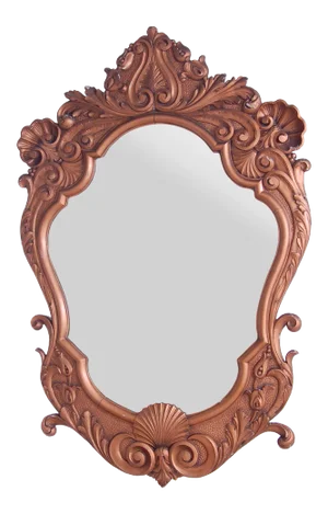 Large Mirror with Gilded Wooden Frame