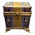 Gilt and Enameled Cobalt Blue Trinket Box For Sale