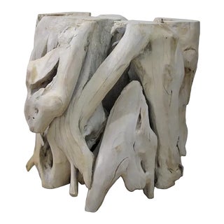 Contemporary Organic Modern Teak Root Sculpture For Sale