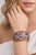 Pink Bochic Capri” Vintage Sapphire, Peridot & Amethyst Cuff - 18K Gold & Silver For Sale - Image 8 of 11