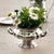 Mid-Century Modern Vintage R. Wallace Silver Pedestal Cachepot Bowl - Emerson Hotel 0721 For Sale - Image 3 of 8