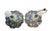 Mid-Century Modern 1950s Pair of Mid-Century Modern Murano Style Blue Bullicante Glass Lamps For Sale - Image 3 of 12