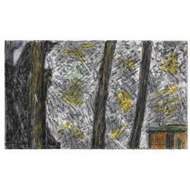 Oil on pastel landscape by Latvian artist Erika Romane (1920-2000). Romane was an educator and well known in artist...