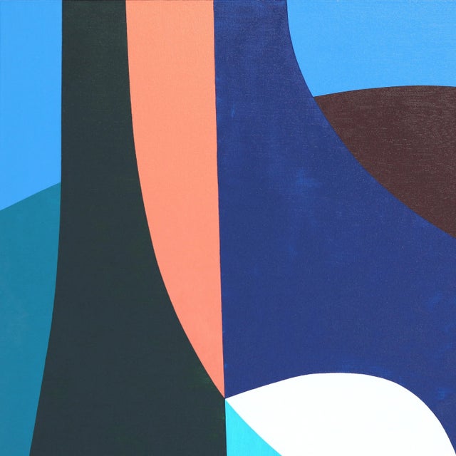 Designs, shapes, and colors find a balance between a polite instinct and a domesticated confusion within the cubist-...