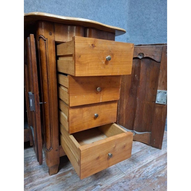 18th Century Louis XV Double-Sided Walnut Desk For Sale - Image 4 of 10
