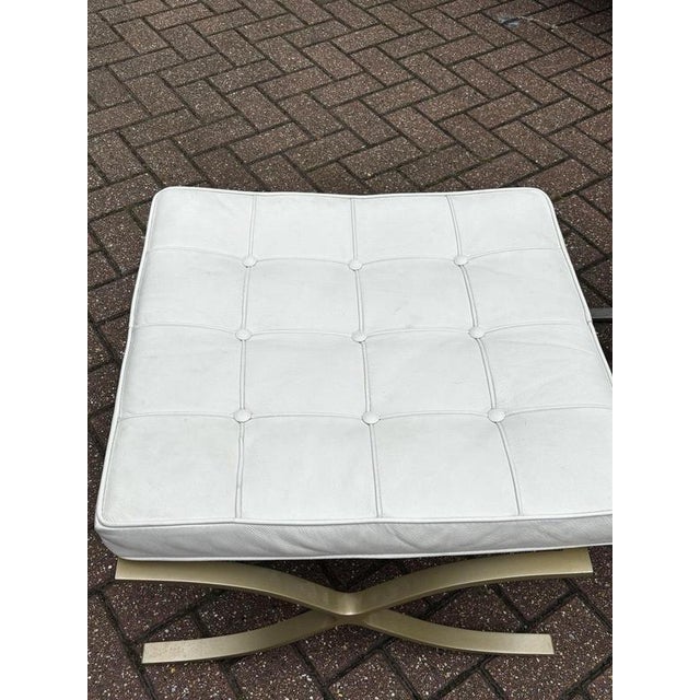 Set of Barcelona Chair and Ottoman For Sale - Image 6 of 17