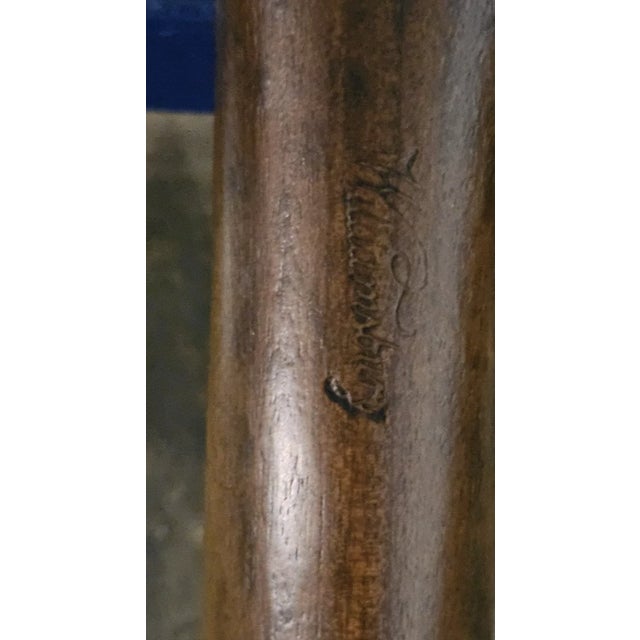 Late 20th Century Kittinger Colonial Williamsburg Mahogany Wing Chair Cw 104 Claw & Ball Feet For Sale - Image 13 of 13