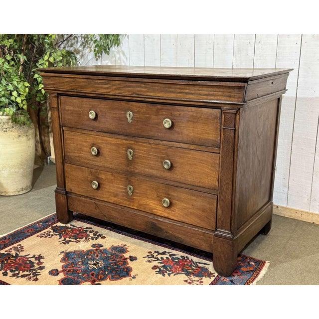 Brown 19th Century Restoration Chest of Drawers in Chestnut For Sale - Image 8 of 16