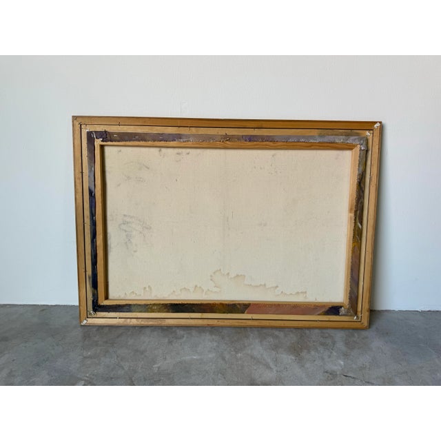 1990's Ana Gutierrez Impressionist Landscape Painting, Framed For Sale - Image 12 of 12