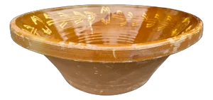 Brown Ceramic Lebrillo, Seville, Spain