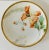 Austrian Imperial porcelain plate, Handpainted with poppies, Art Nouveau.