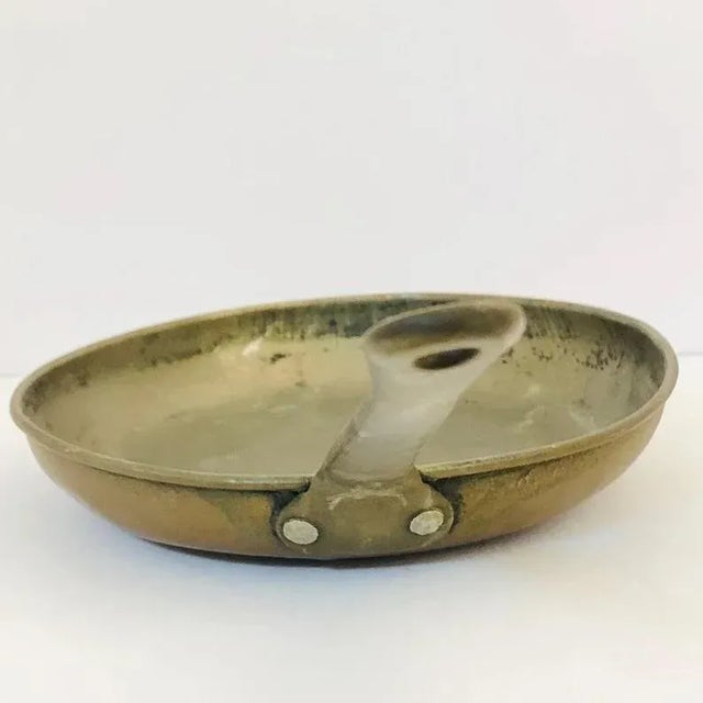 Early 1900s French Copper Saute Frying Pan For Sale - Image 4 of 11