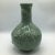 Ceramic Celadon Style Climbing Rose Pattern Porcelain Vase For Sale - Image 7 of 13