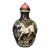 Vintage Carved Liuli Glass Snuff Bottle - Horse & Pine Motif For Sale