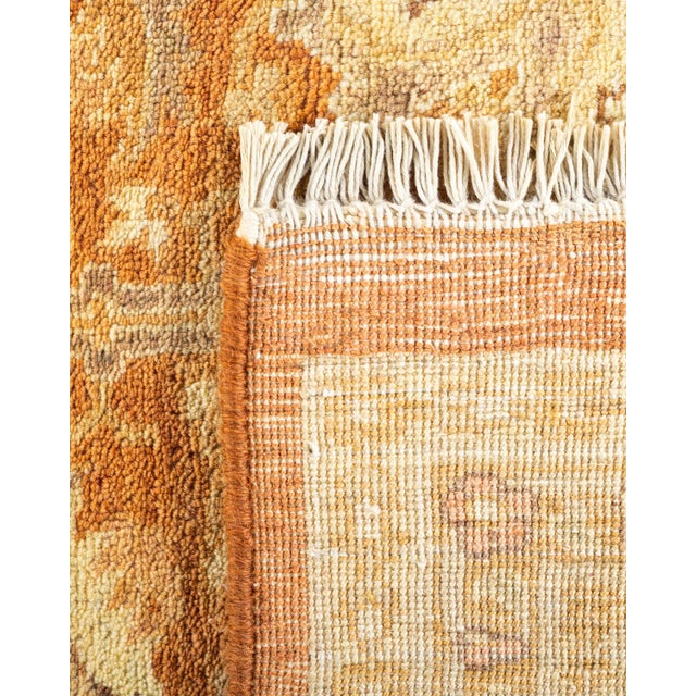 2000 - 2009 Mogul, One-of-a-Kind Hand-Knotted Area Rug - Brown, 8' 1" x 10' 2" For Sale - Image 5 of 8