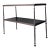 Vintage Twisted Wrought Iron Console Table For Sale