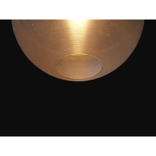 Vintage Italian Space Age Pendant Light in Acrylic Glass, Chrome and Steel, 1970s For Sale - Image 9 of 12