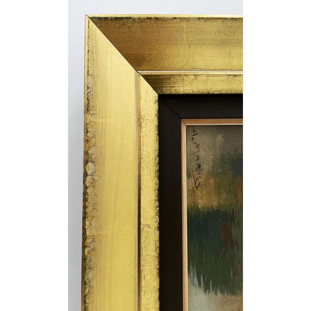 Albert Marks, Landscape View, 1930s, Oil on Canvas, Framed For Sale - Image 6 of 12