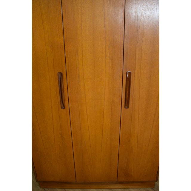 Brown Mid-Century Modern Teak Wardrobe from G-Plan, 1960s For Sale - Image 8 of 13