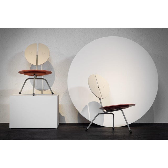 Garden Chair designed by Jan van Vliet and manufactured by Metz & Co in The Netherlands 1952. This highly rare modernist...