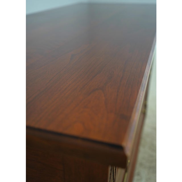 Stickley Cherry Regency Style 5 Drawer Dresser For Sale - Image 10 of 18